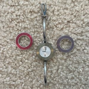 Coach Watch with Changeable Bezels